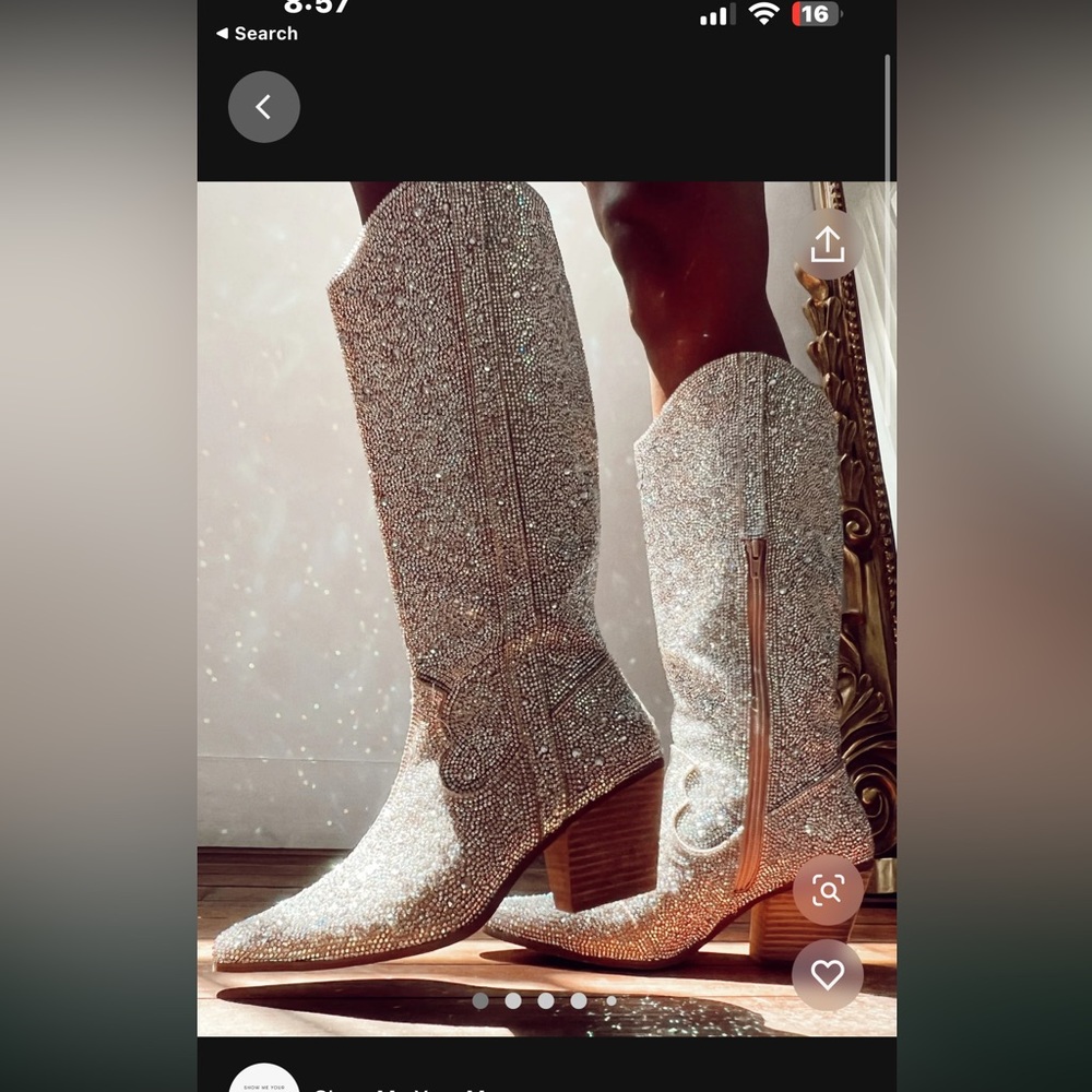 matisse rhinestone boots